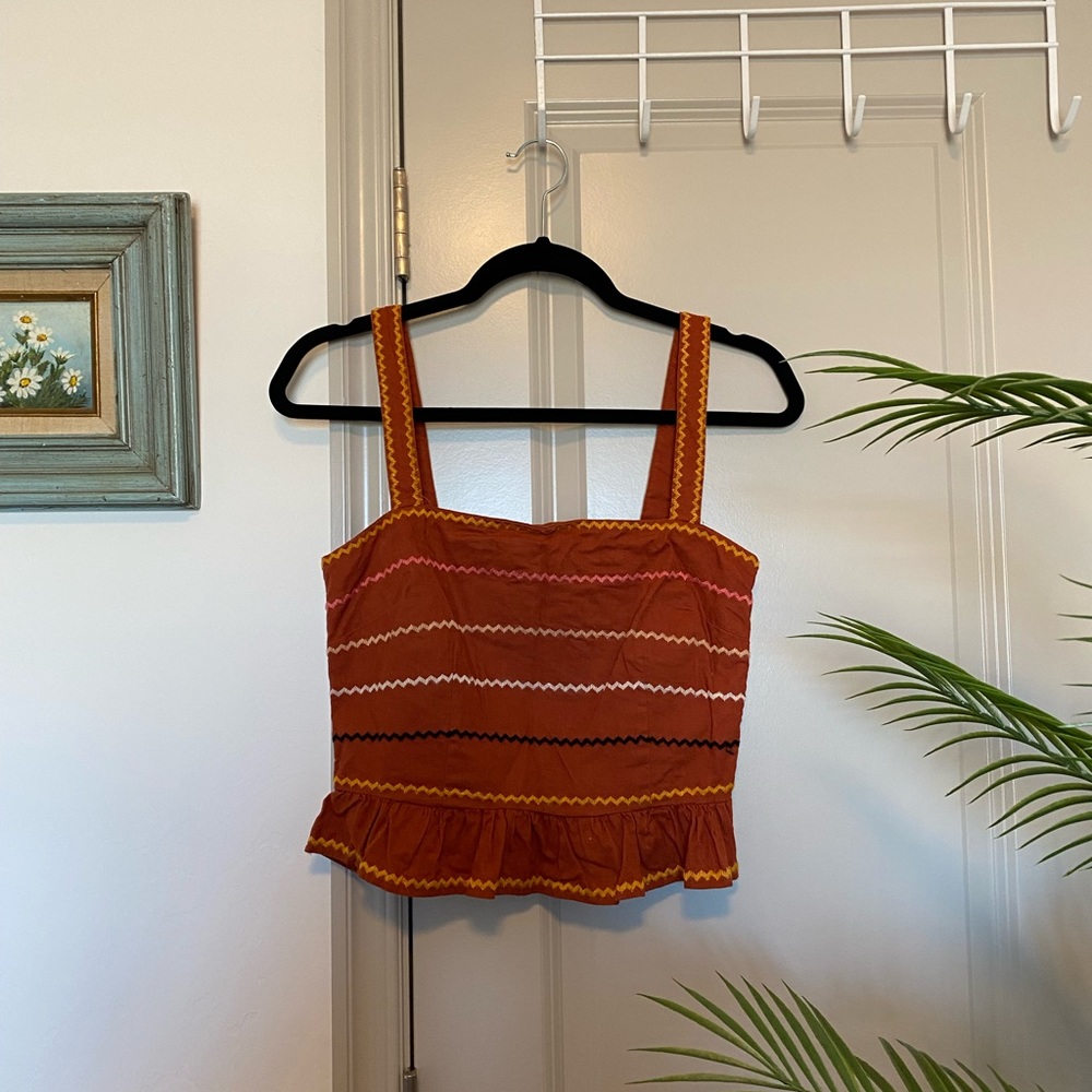 Forever 21 Ruffle Tank Top